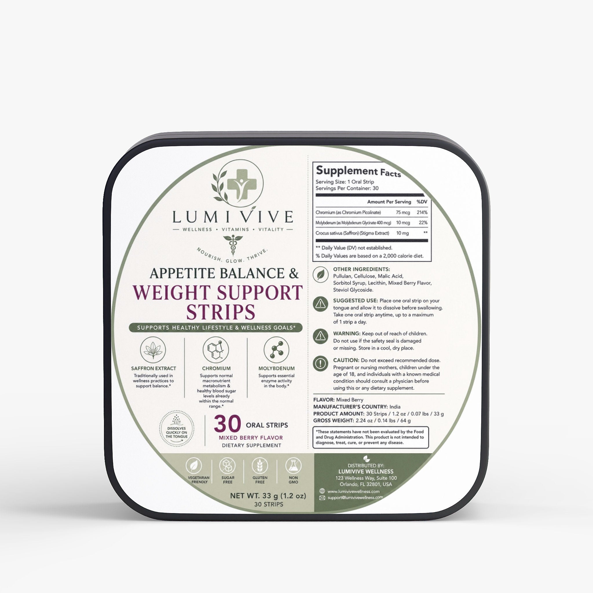 Appetite Balance & Weight Support Strips