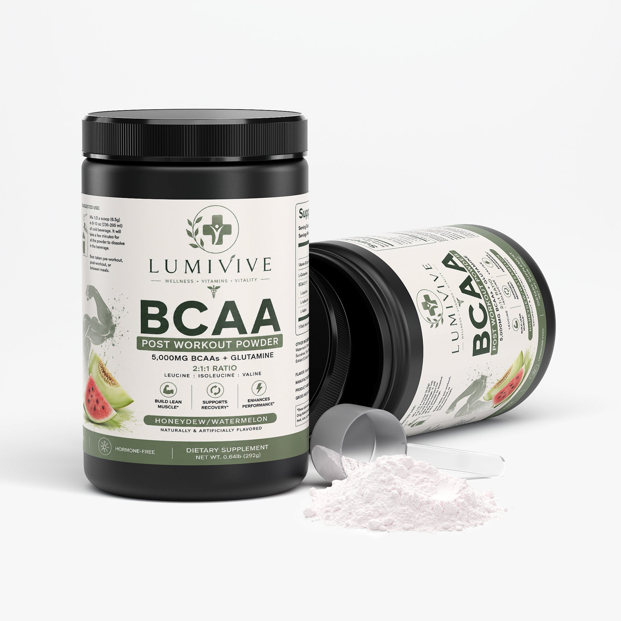 BCAA Post Workout Powder (Honeydew/Watermelon)
